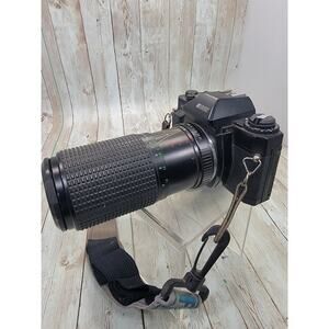 Ricoh KR-5 SUPER II 35mm Point & Shoot Film Camera With 75-200mm Lens